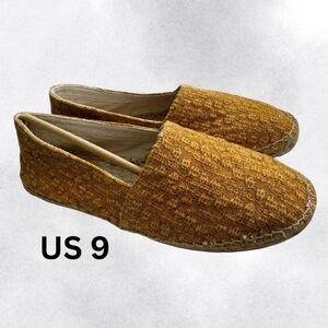 Mustard Yellow Slip-On Espadrilles (9)